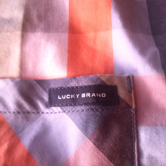 P**NWT boys Lucky Brand button shirt sz XL 18/20 MSRP $42.50 - Picture 4 of 8